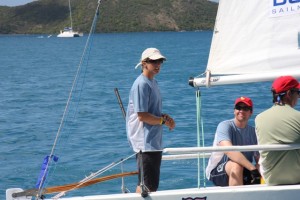 Anna Tunnicliffe before the start pro am final