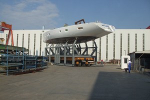 First Oyster 100 hull