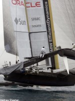 Coutts at the wheel of USA-17