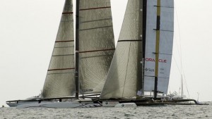 AC33 Race 2 start