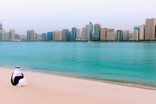 Corniche skyline, Abu Dhabi