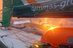 On board Groupama 3, March 2010