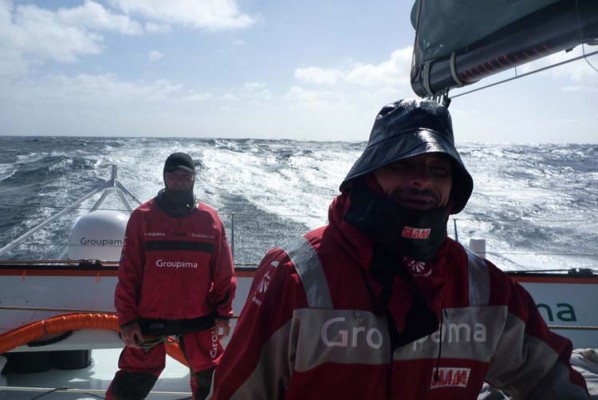 Crew of Groupama 3, March 2010