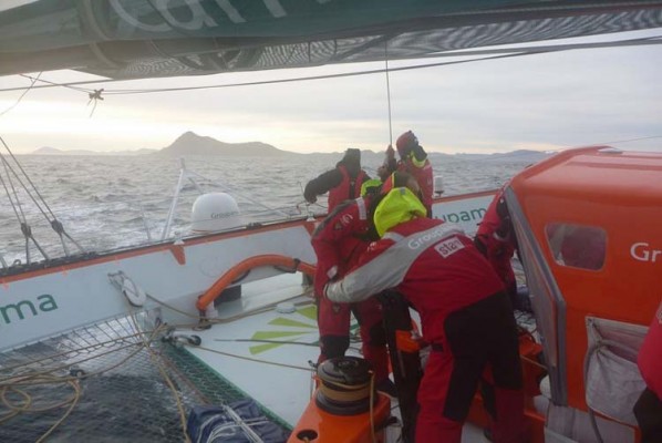 Groupama 3 rounds Cape Horn, March 2010