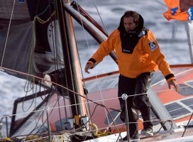 Marc Guillmot on board Safran