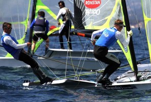 Brotherton and Asquith, Olympic Sailing Week, France 2010