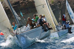 First 40.7 Lancelot at Antigua Sailing Week
