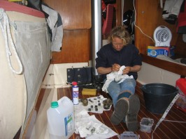 Servicing winches