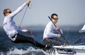 Rogers and Green racing in 470