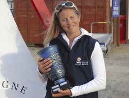 Sam Davies wins Ladies Day Trophy