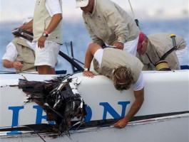 Audi Medcup 2010, September, collision