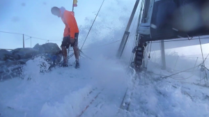 Hugo Boss downwind