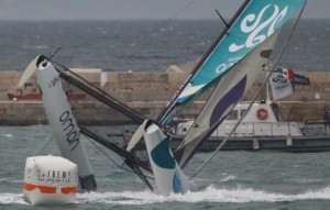 Oman Sail's Masirah nose dives, September 2010