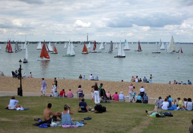 Cowes Week spectators