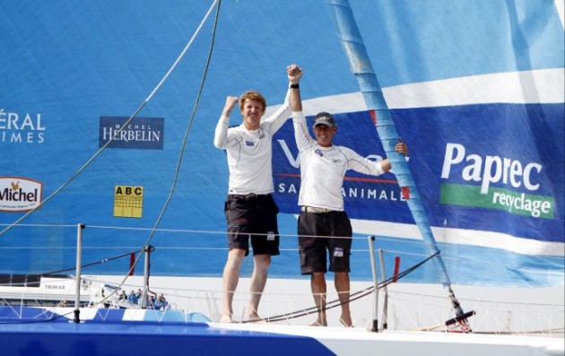 Virbac Paprec 3 win the Barcelona World Race 2011
