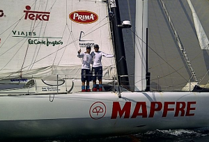 Barcelona World Race 2011, MAPFRE finish