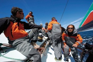 Volvo Ocean Race, Groupama 4 sea trials