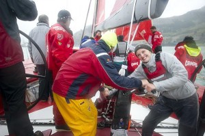 Volvo Ocean Race, CAMPER head round New Zealand