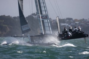 AC45 testing in Auckland, May 2011