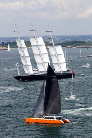 Transatlantic Race 2011, race 2 start for Open Class