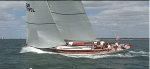 Fairlie 55 first sail