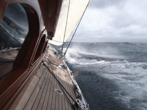 Sailing aboard Ranger