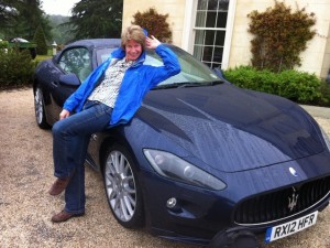 Maserati in a monsoon