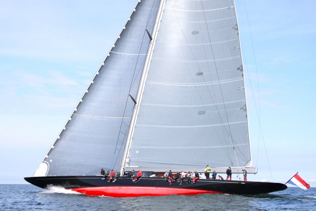 Rainbow, one of the majestic J class fleet, built by Holland Jachtbouw.