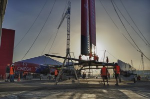 TNZ AC72 Wing step