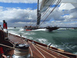 Onboard J-Class Velsheda Solent Regatta
