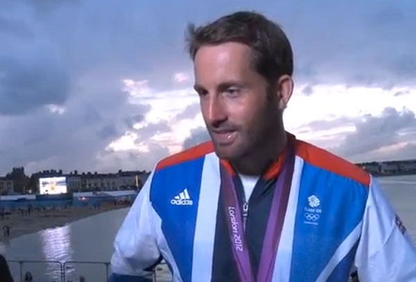 Ainslie gold olympic medal