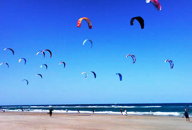 Kite surfing