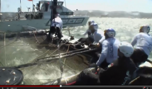 Coutts hits committee boat