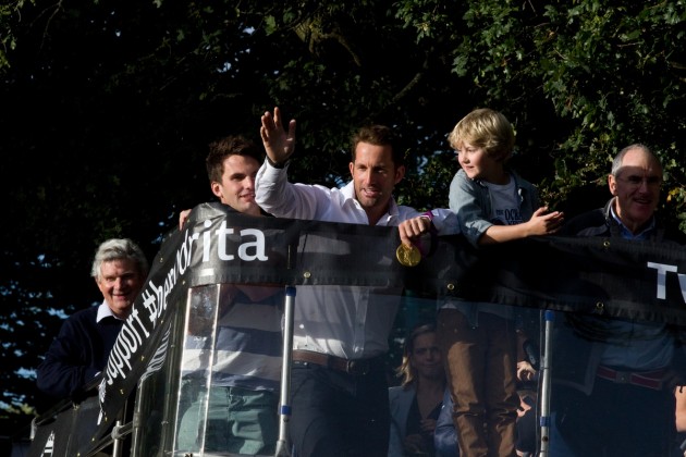 Ben Ainslie, open top bus parade