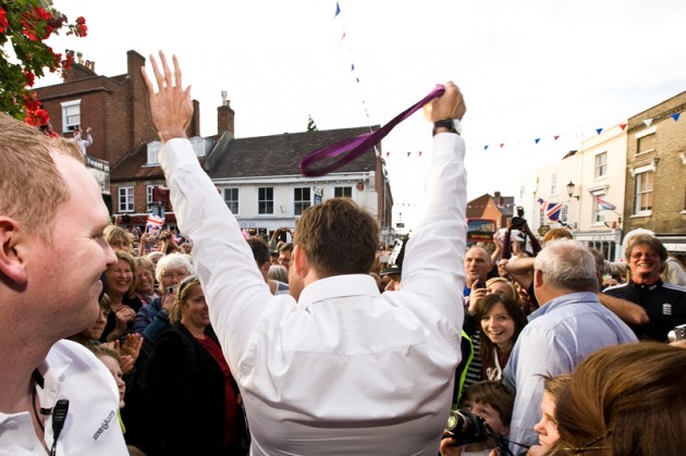 Ben Ainslie, open top bus parade