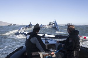 ORACLE Team USA, AC72 rescue