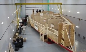 Volvo Ocean Race full interior mock-up