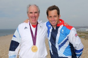 Ben Ainslie and coach David Howlett