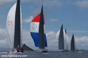 5 J-Class Race at St Barths - Video