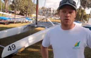 Nathan Outteridge at A Class Worlds