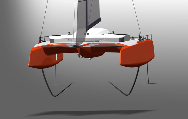 Gunboat G4: the first flying cruising yacht could hit 40 