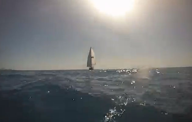 MOB under spinnaker