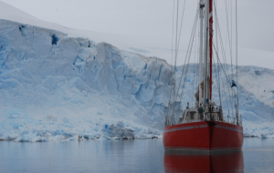 Yacht Selma set a record for navigating to the furthest point south