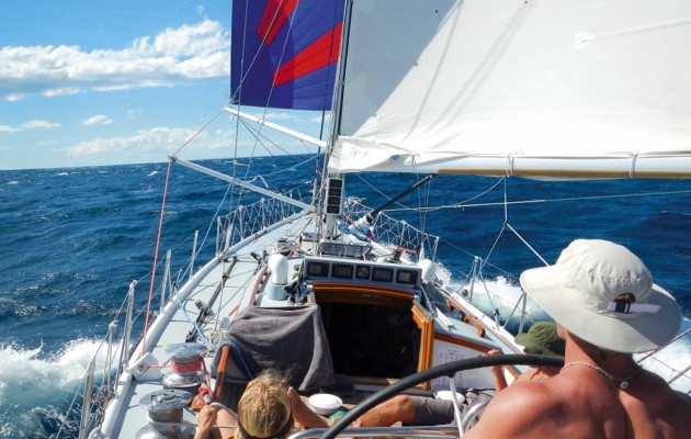 Crossing the Atlantic west to east should give some downwind periods