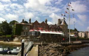 The Royal Yacht Squadron in Cowes