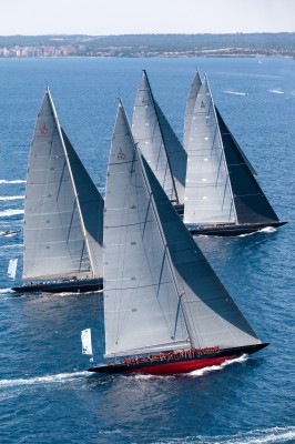 The four Js power along on Friday June 20th, Superyacht Cup in Palma de Mallorca