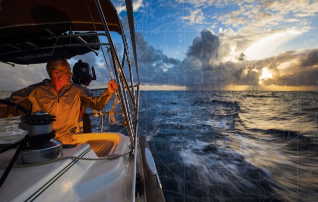 skipper in yacht