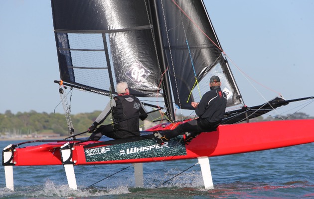 whisper foiling catamaran for sale