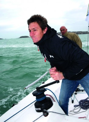 Toby on the Grinder. Photo: Graham Snook