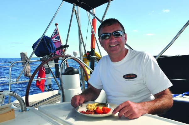 Cooked breakfast waiting for the trade winds- Michaela Parker